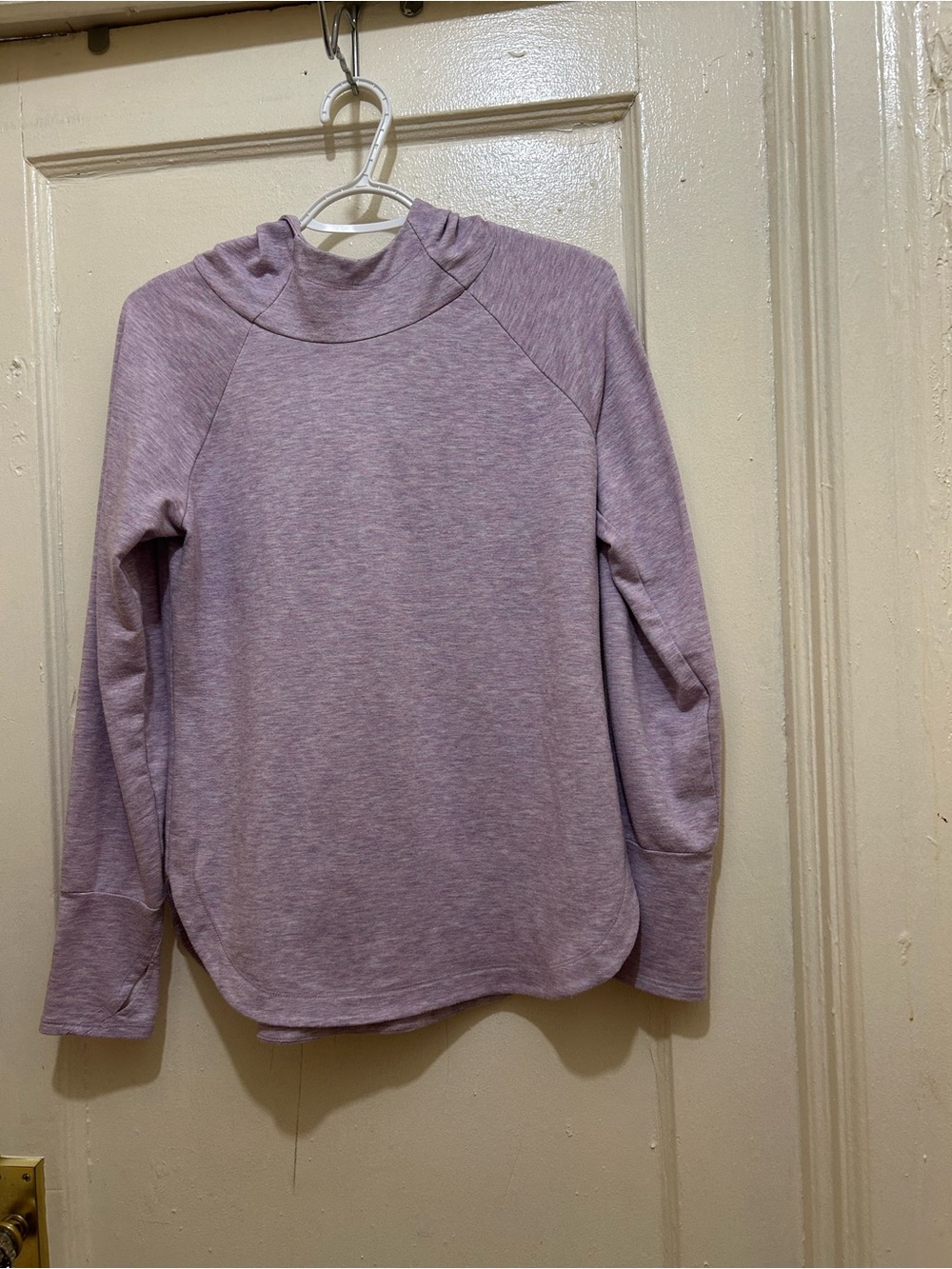 RBX Lavender Heather Athleisure  Activewear SmHooded Pullover Womens Sz S
